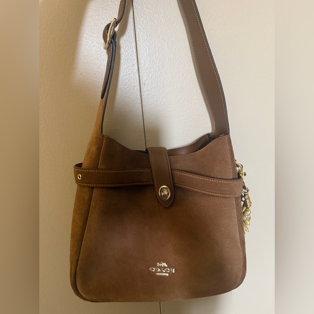 Coach Suede Sienna Hadley Crossbody - Picture 6 of 16